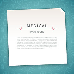 Image showing Aquamarine Medical Background