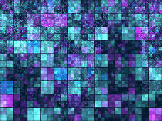 Image showing Mosaic abstract background