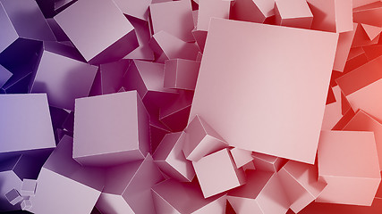 Image showing Cubes Background