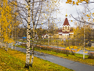 Image showing Panteleimon church in autumn