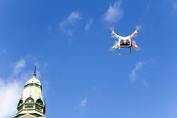 Image showing Drone to fly over the city