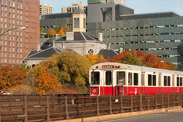 Image showing Boston subway