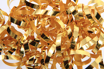 Image showing golden ribbon texture 