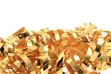 Image showing golden ribbon texture 