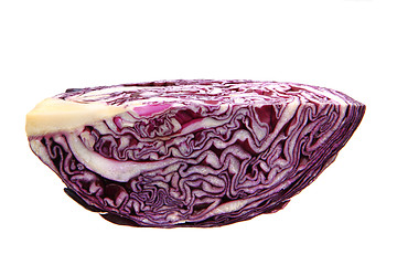 Image showing red cabbage isolated
