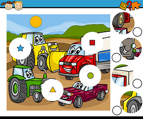 Image showing match pieces game cartoon