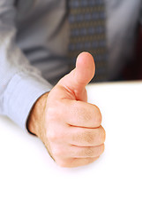 Image showing Thumbs up