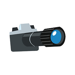 Image showing Stylized camera with lens