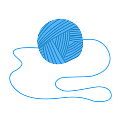 Image showing Tangle blue thread