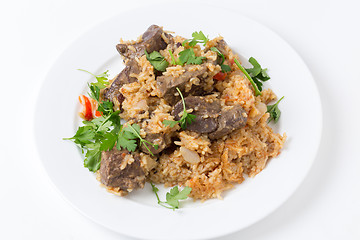 Image showing Armenian liver pilaf