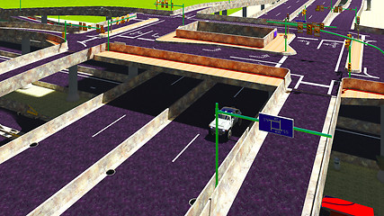 Image showing high-level overpass 