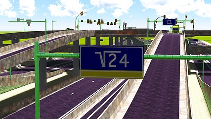 Image showing high-level overpass 