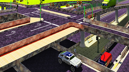 Image showing high-level overpass 