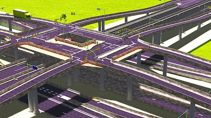 Image showing high-level overpass 