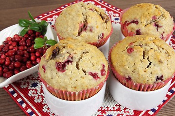 Image showing Homemade muffins