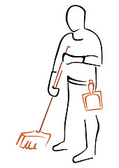 Image showing Cleaning symbol