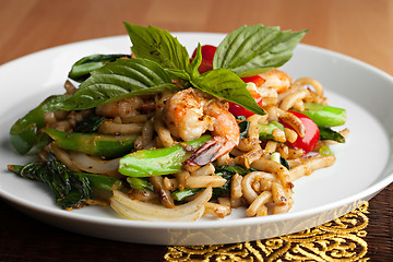 Image showing Thai Shrimp Stir Fry