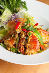 Image showing Thai Jumbo Shrimp Salad