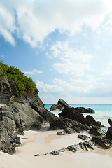 Image showing Horseshoe Bay Beach in Bermuda