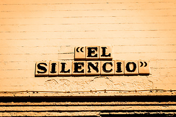 Image showing El Silencio Road