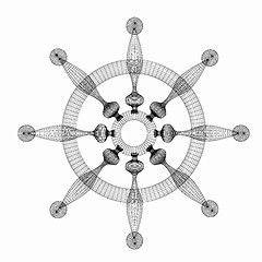 Image showing ship wheel