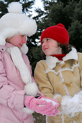 Image showing Two girls