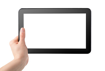 Image showing Tablet in hand