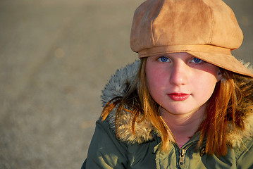 Image showing Girl winter clothes