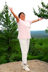 Image showing Carefree woman