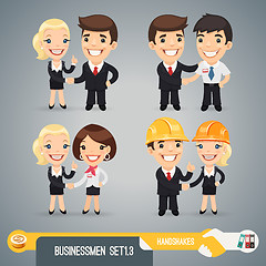 Image showing Businessmans Cartoon Characters Set1.3