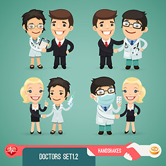 Image showing Doctors Cartoon Characters Set1.2