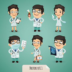 Image showing Doctors Cartoon Characters Set1.1