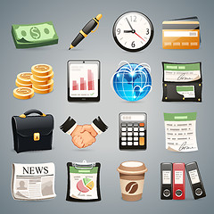 Image showing Business Icons Set1.1
