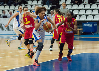 Image showing Katerina Keyru (4) dribble