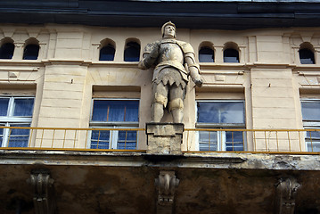 Image showing Statue on the wall