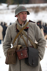 Image showing Soviet army soldier