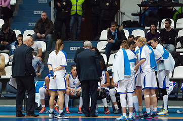 Image showing Dynamo Moscow team on timeout