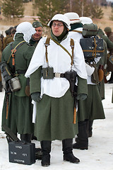 Image showing German soldier in glasses