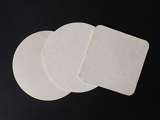 Image showing Beermat drink coaster