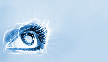 Image showing Great big eye.