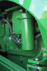 Image showing The new engine tractor. Agricultural machinery