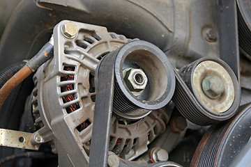 Image showing The new engine tractor. Agricultural machinery