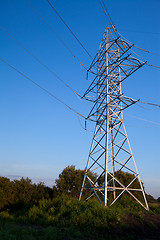 Image showing Electric power lines