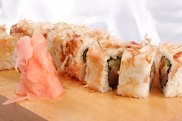 Image showing Sushi rolls