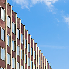 Image showing Rhythm in architecture of building 