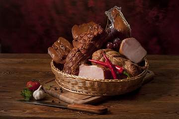 Image showing Meat assortment