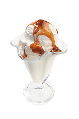 Image showing Icecream and Caramel