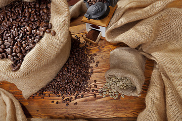 Image showing Coffee still life