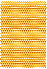 Image showing Bee honeycombs pattern