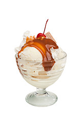 Image showing Icecream and Caramel